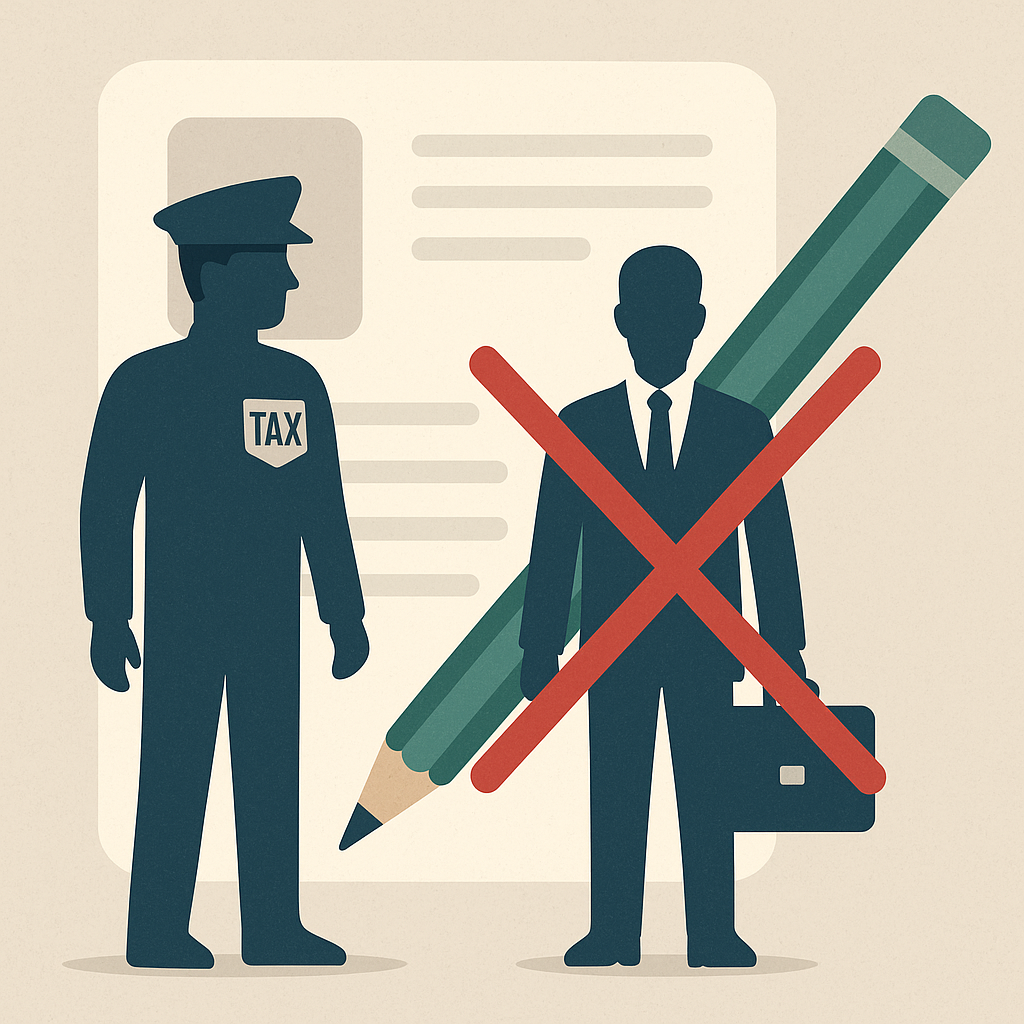 schrappen als ondernemer door belastingdienst