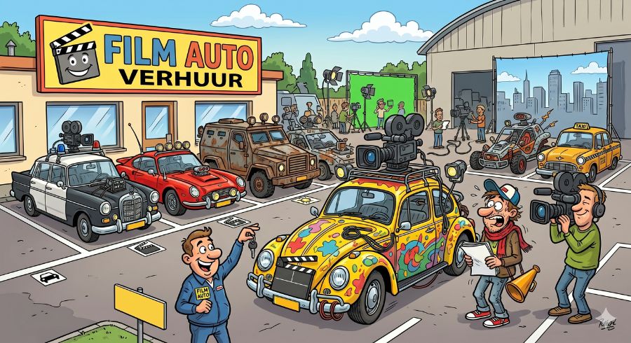 verhuur van auto's aan film- en televisieproducenten
