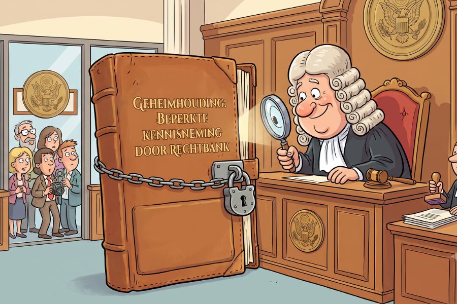 Geheimhouding beperkte kennisneming door rechtbank