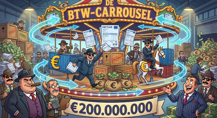 € 200 miljoen btw-carrouselfraude