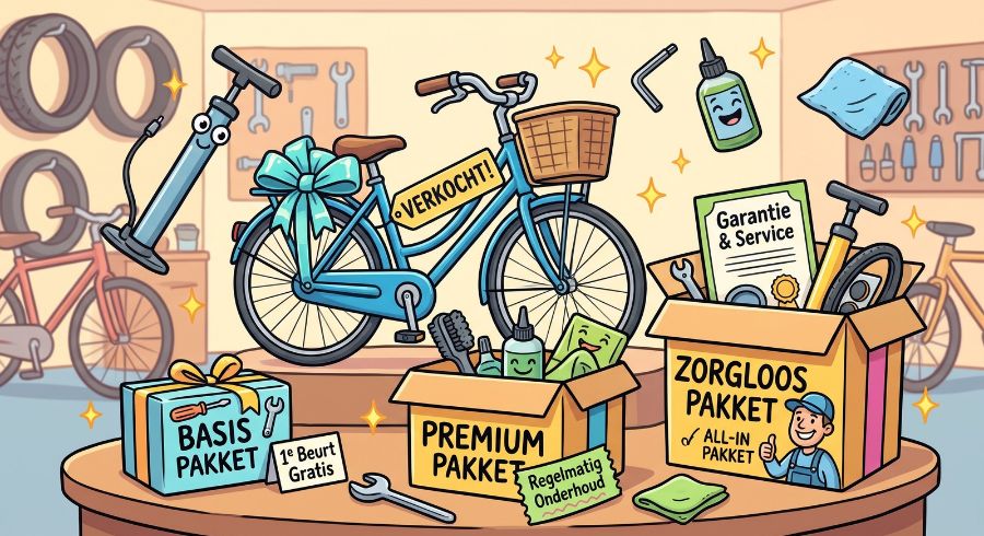 onderhoudspakketten bij verkoop van fietsen